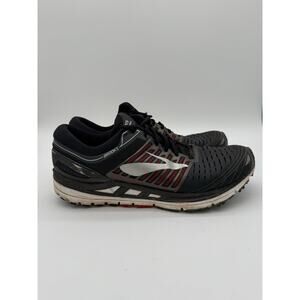 Brooks Mens Transcend Black Red Running Shoes 1102761D080 Size 15